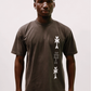 Stacked Cross Tee [VINTAGE BLACK]