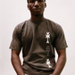 Stacked Cross Tee [VINTAGE BLACK]